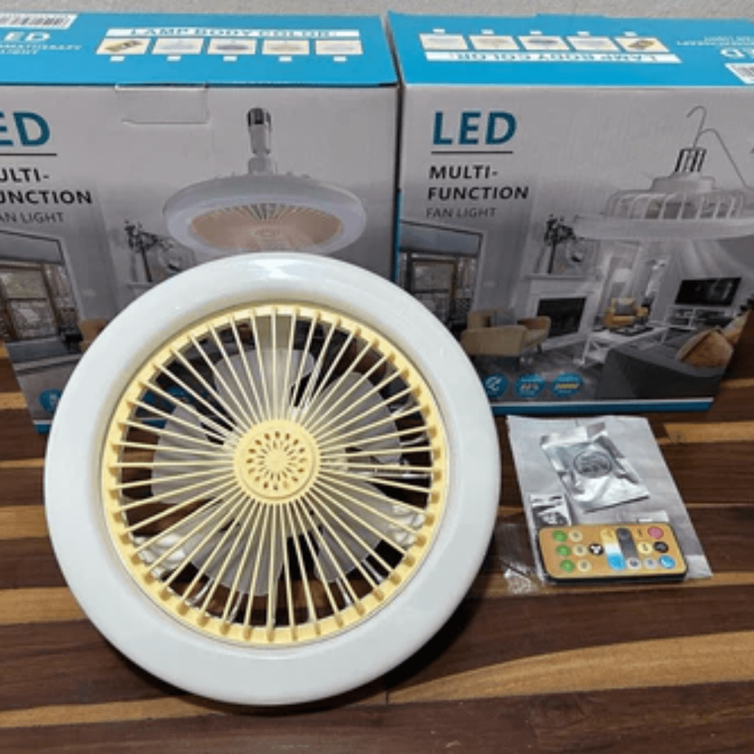 FOCO LED 3 EN 1 - FOCO,VENTILADOR, AROMATIZADOR.