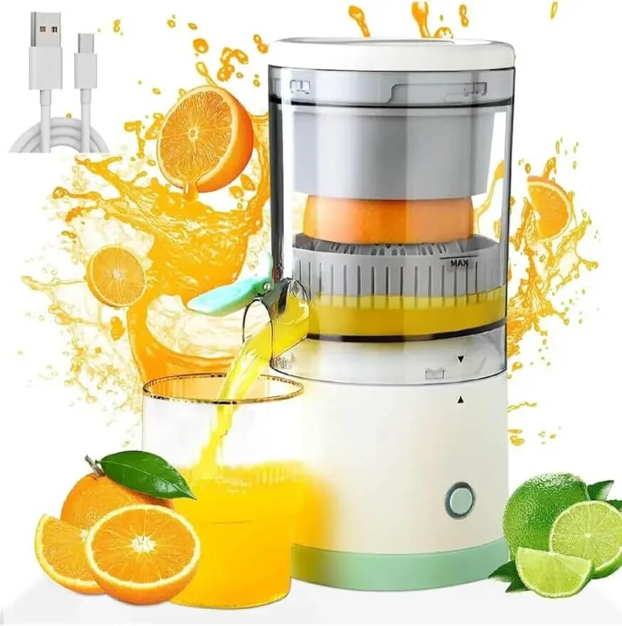 🥤EXPRIMIDOR DE JUGOS PORTATIL ELECTRICO🍊