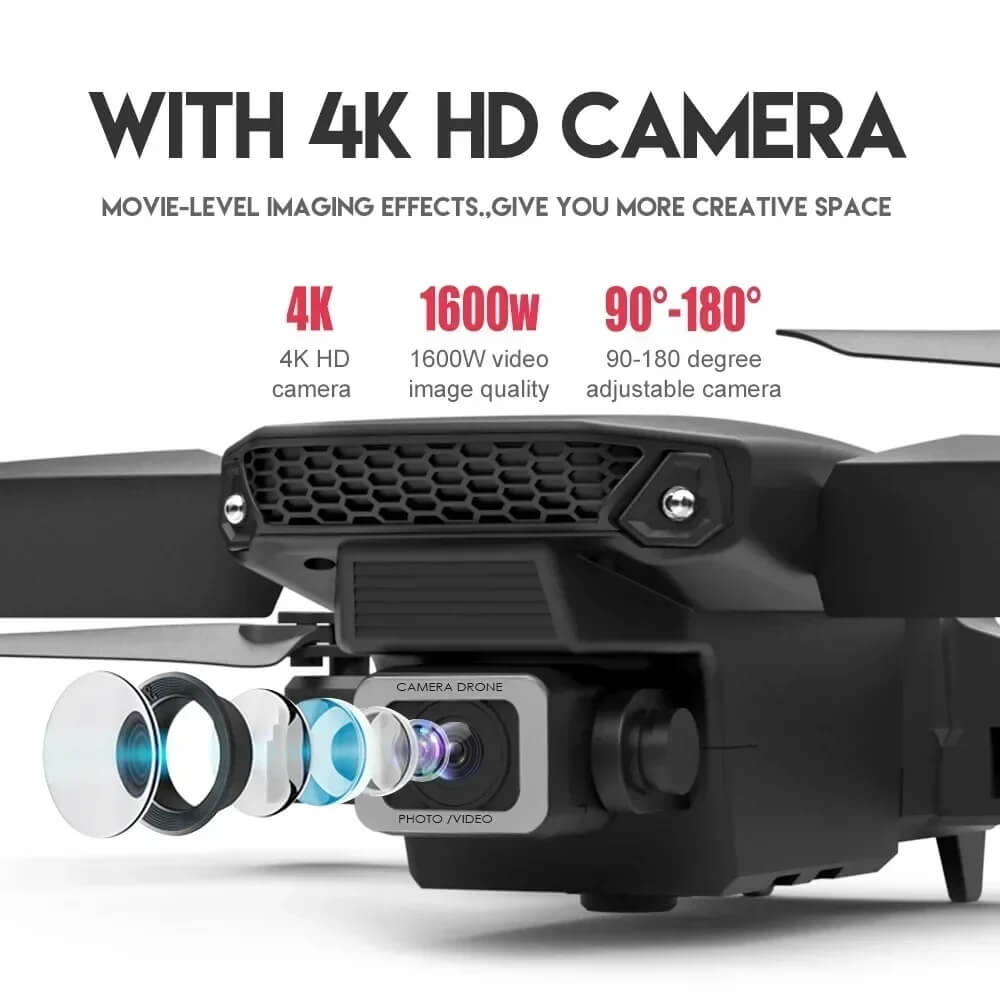 DRONE E88 PRO 4K HD DOBLE CAMARA