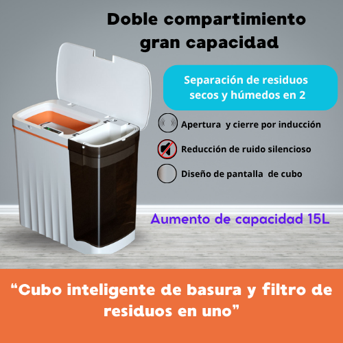 TACHO DE BASURA INTELIGENTE CON SENSOR