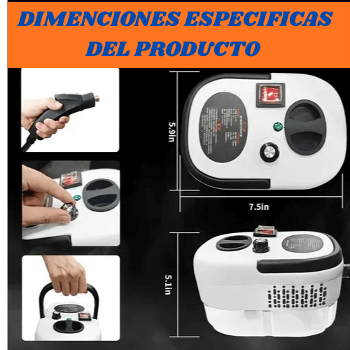 Limpiador A Vapor Presurizado De Alta Temperatura 1200ml
