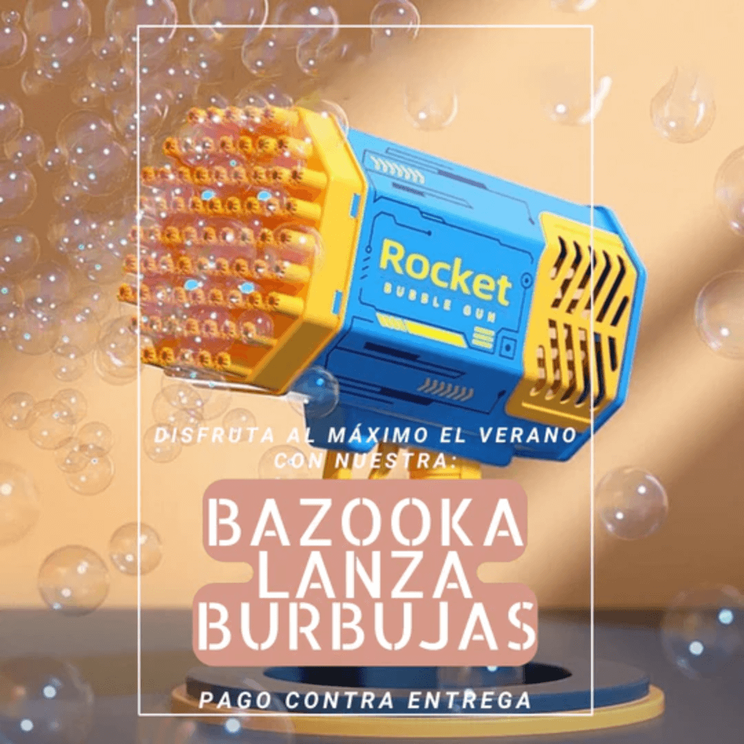 BAZOOKA LANZA BURBUJAS