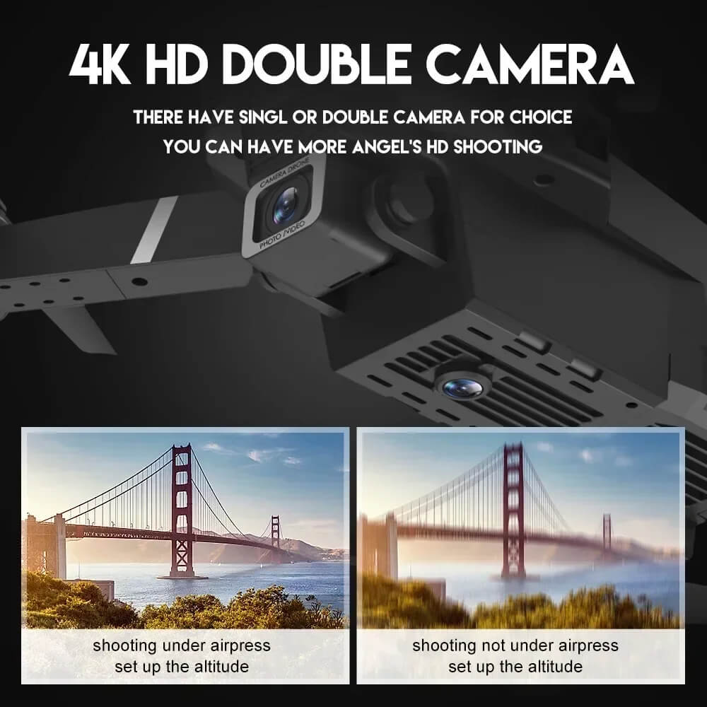 DRONE E88 PRO 4K HD DOBLE CAMARA