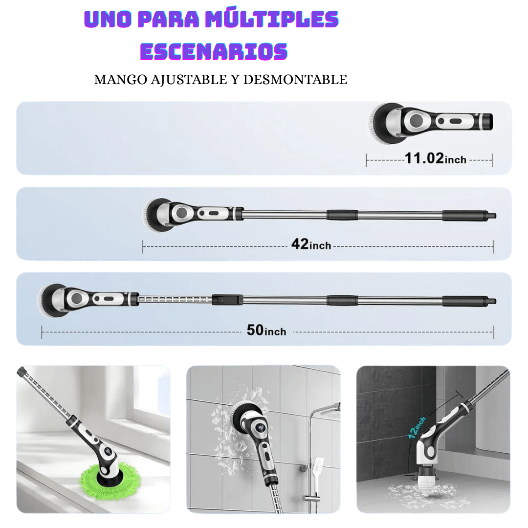 CEPILLO INALAMBRICO INTELIGENTE  A VOZ  MULTIFUNCIONAL 11 EN 1