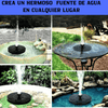 FUENTE DE AGUA SOLAR FLOTANTE para jardines,y estanques